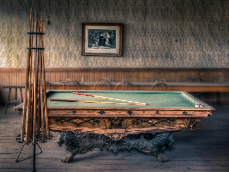 Antique Pool Table