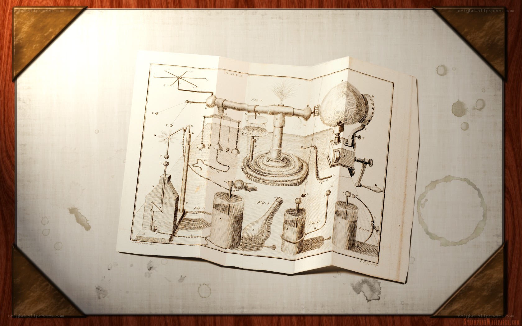 Antique scientific diagram