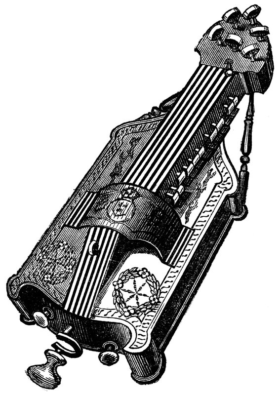 Antique stringed instrument