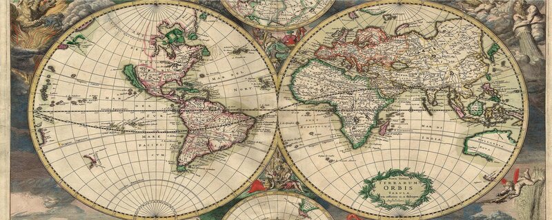 Antique world map