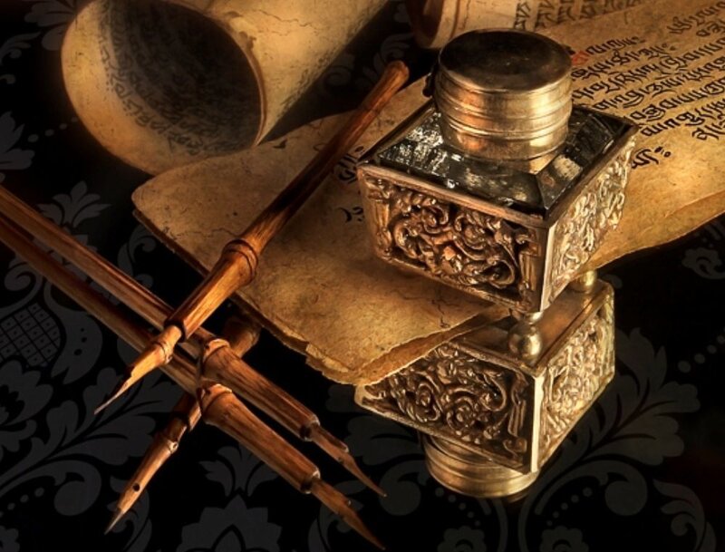antique writing tools