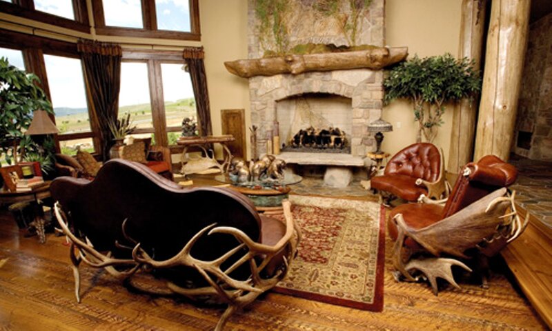Antler Chairs in Living Room