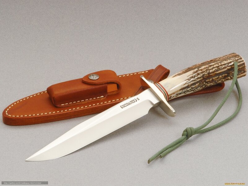 Antler-handled Knife — Brown, Neutral