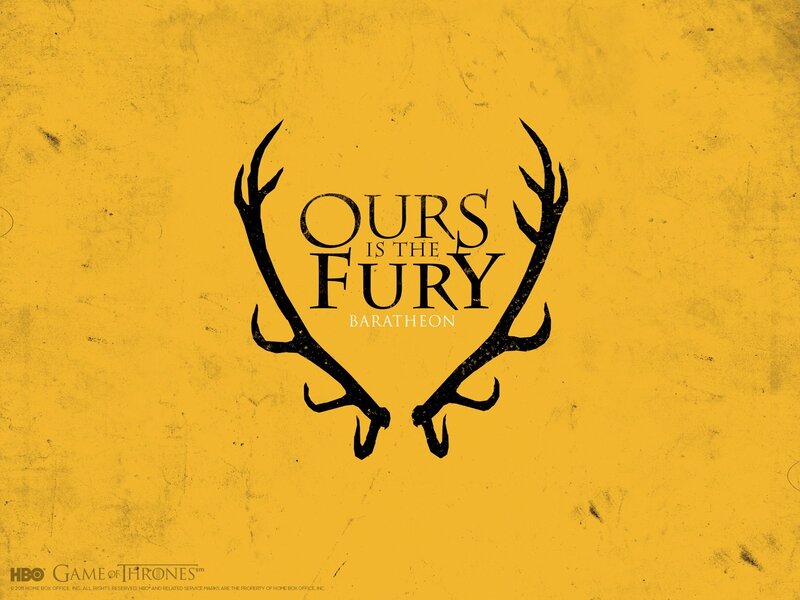 Antlers with Text — Yellow