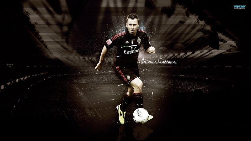 Antonio Cassano in action