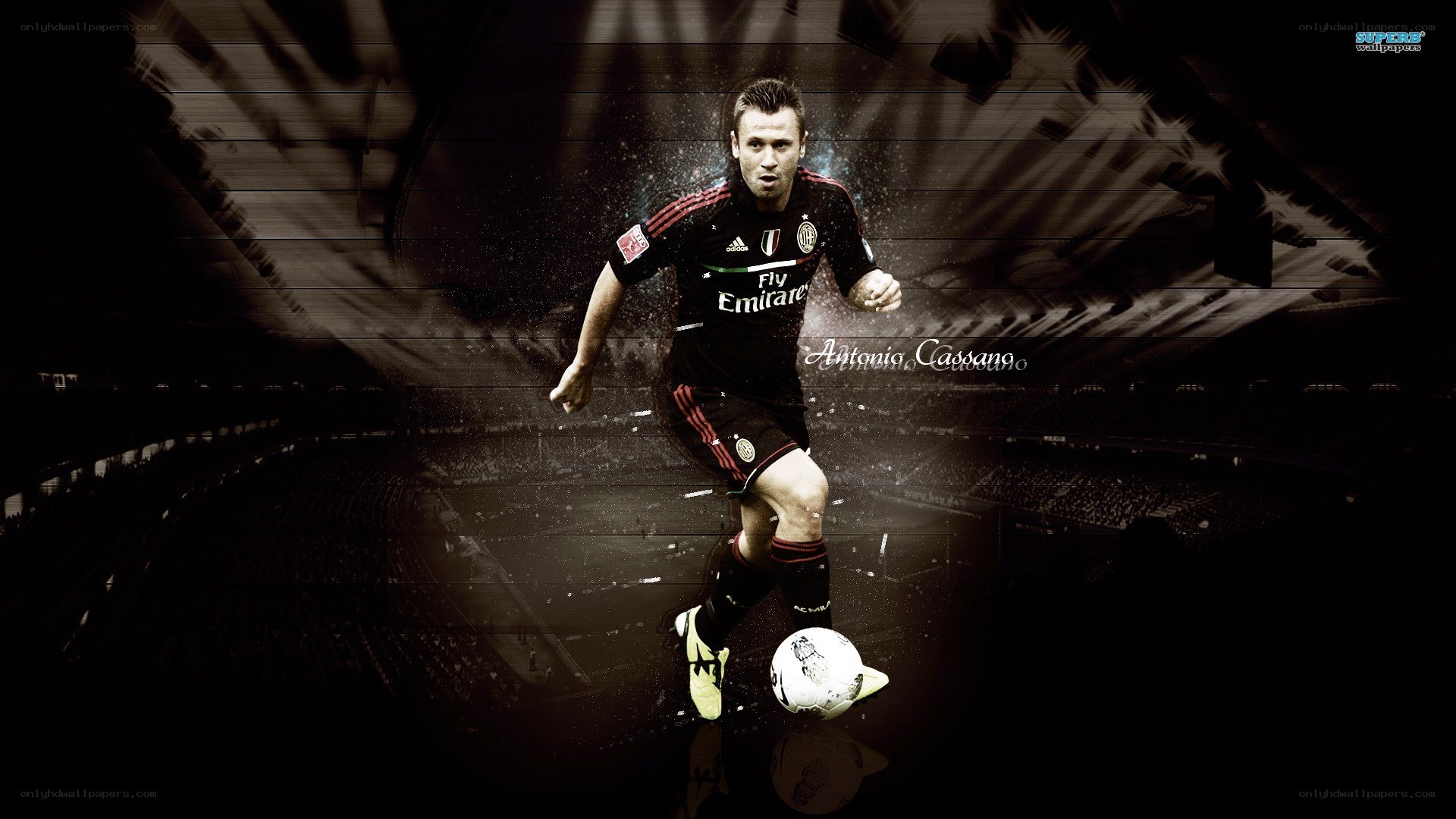 Antonio Cassano in action