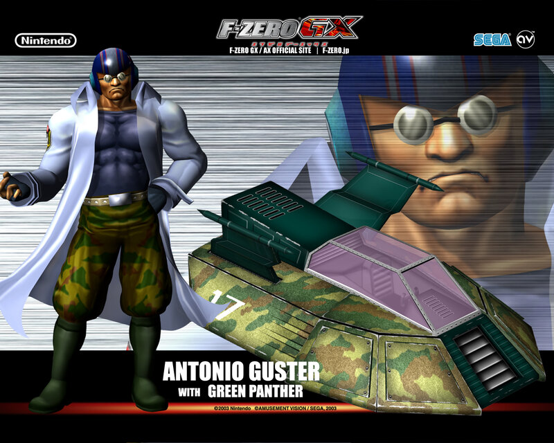 Antonio Guster with Green Panther