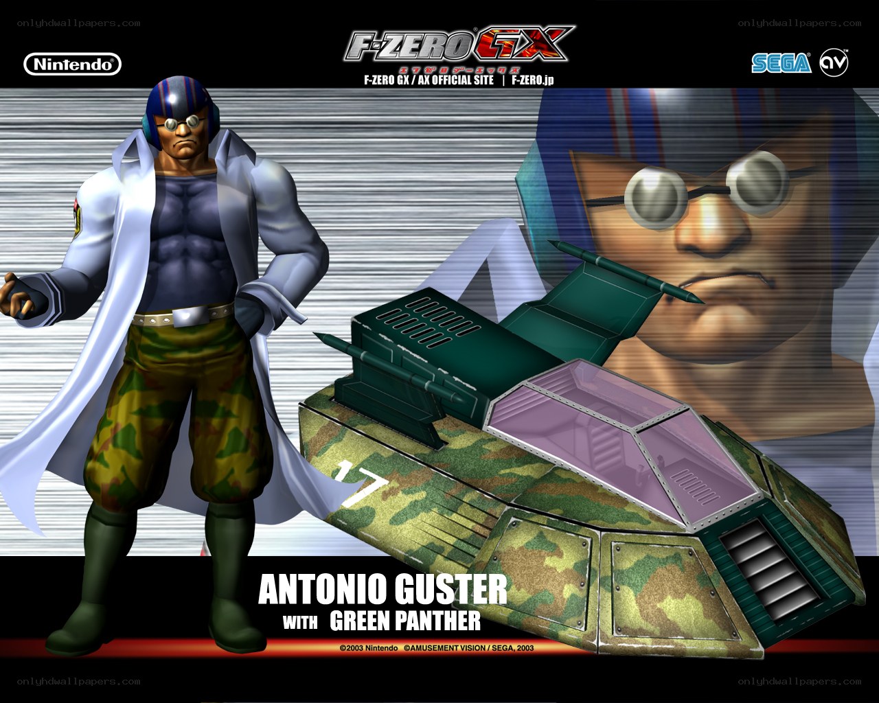 Antonio Guster with Green Panther