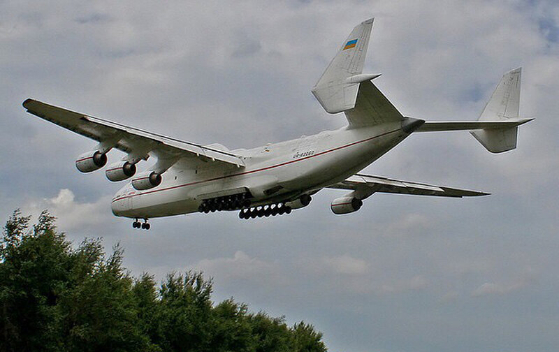 Antonov An-124 Aircraft — White, Dramatic