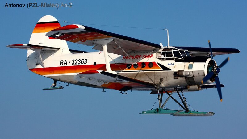 Antonov An-2 Aircraft — Blue