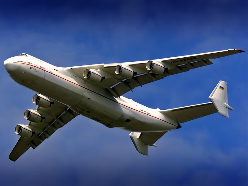 Antonov An-225 Aircraft — White, Dramatic, Photograph