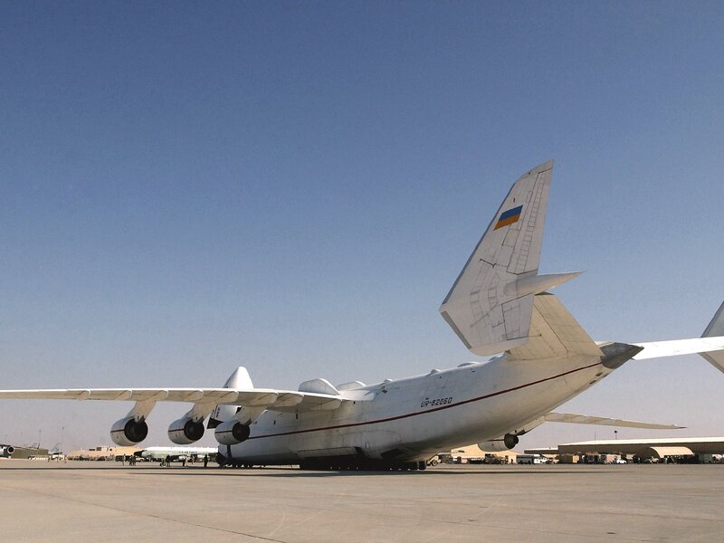 Antonov An-225 Aircraft — White, Neutral, Afternoon