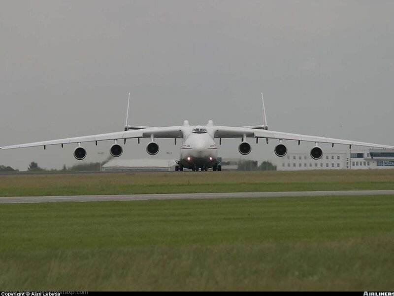 Antonov An-225 Aircraft — White, Neutral, Morning