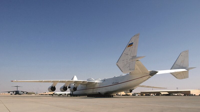 Antonov An-225 Aircraft — White, Neutral