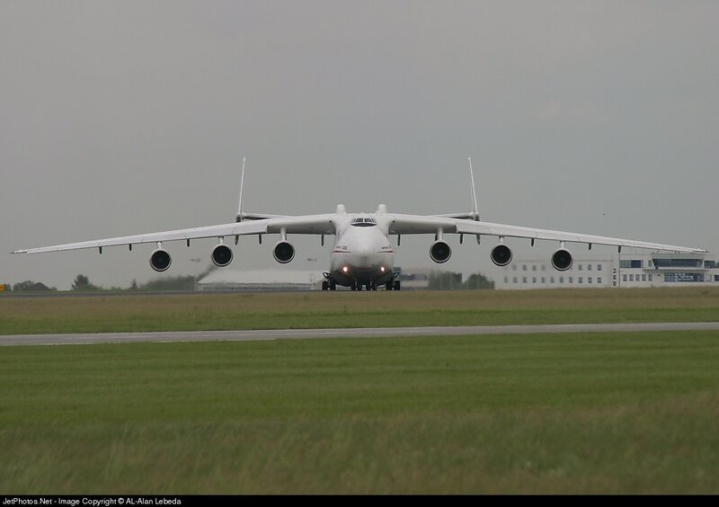 Antonov An-225 Aircraft — White, Overcast, Photograph, Airplane