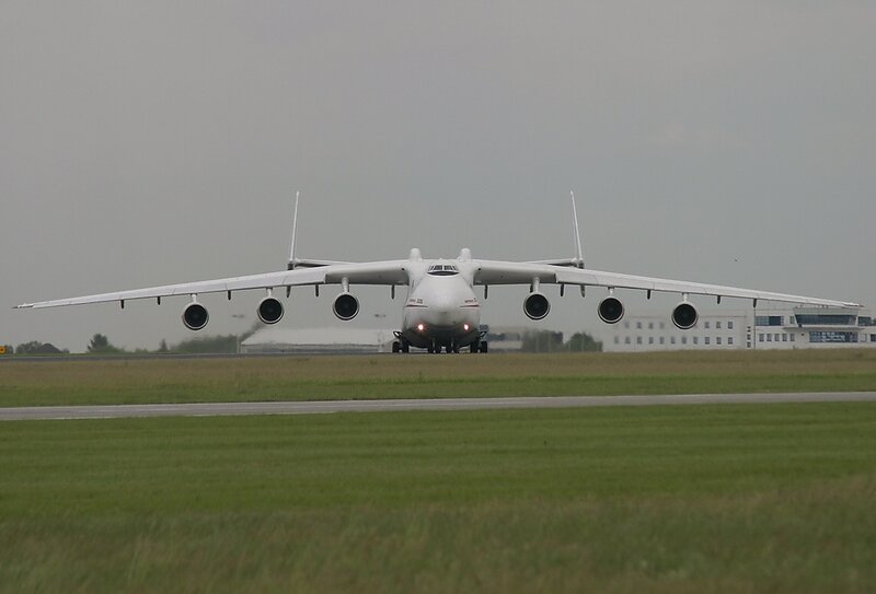 Antonov An-225 Aircraft — White, Overcast