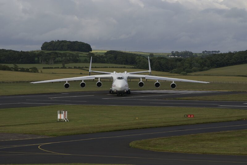 Antonov An-225 on runway