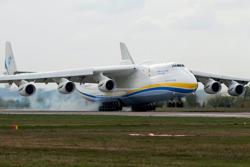 Antonov An-225 — White, Dramatic, Afternoon, Photograph