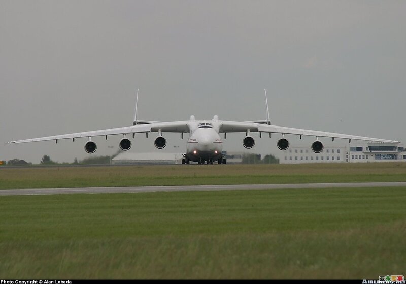 Antonov An-225 — White, Overcast