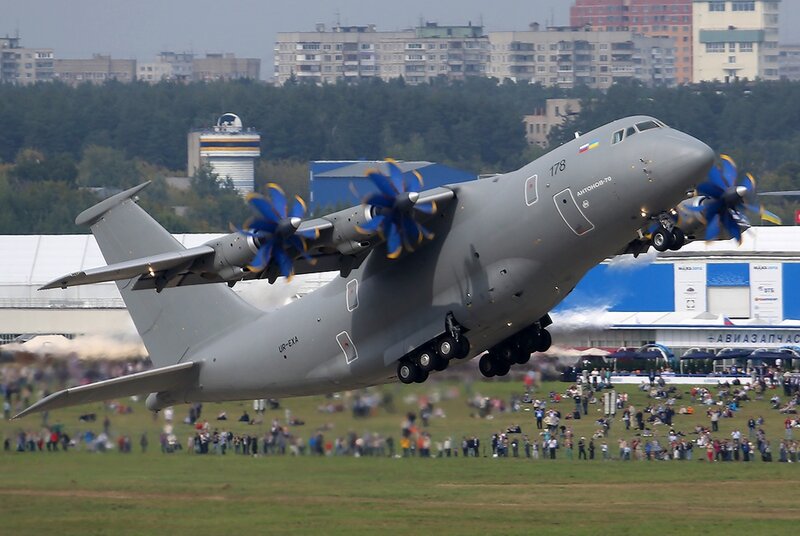 Antonov An-70 Aircraft — Gray
