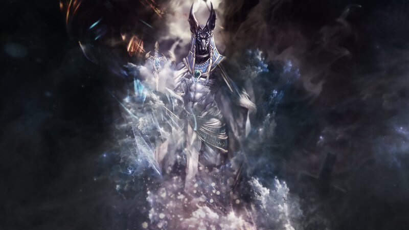 Anubis Character in Armor