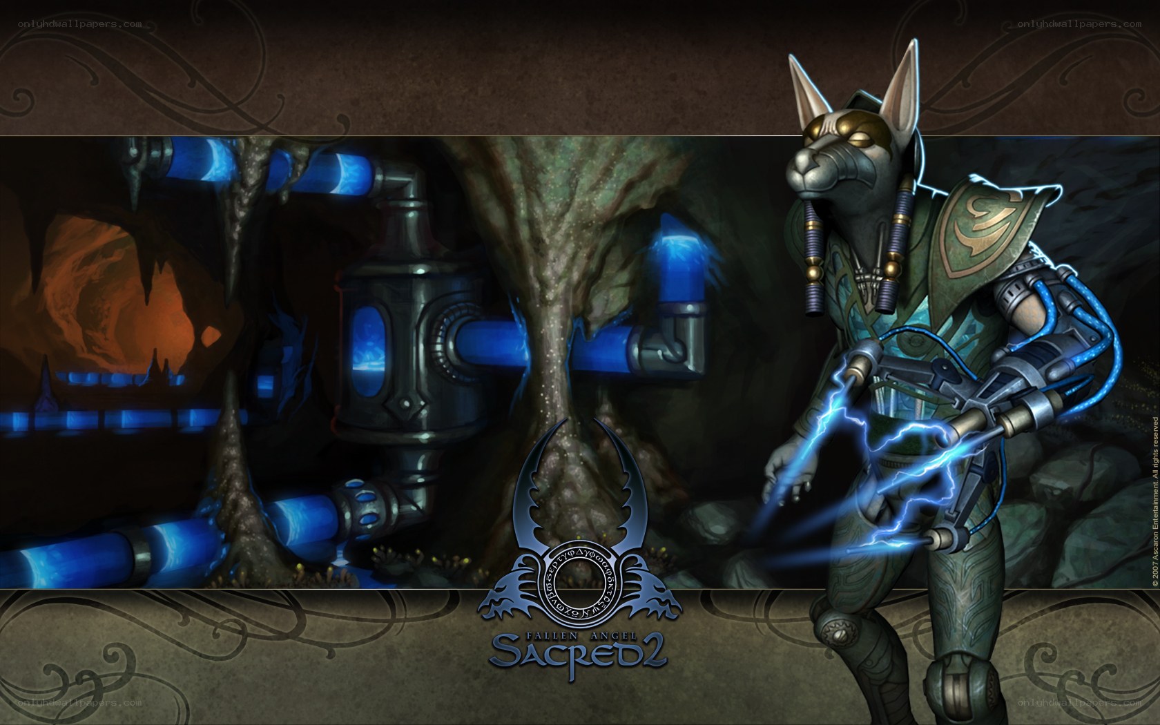 Anubis character in Sacred 2