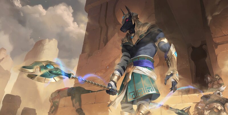 Anubis-like Warrior — Brown