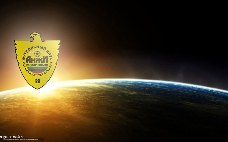 Anzhi Makhachkala logo on Earth