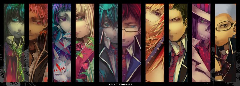 Ao no Exorcist character lineup