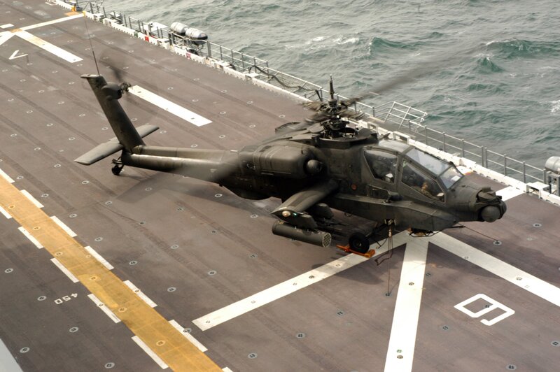 Apache Attack Helicopter — Gray