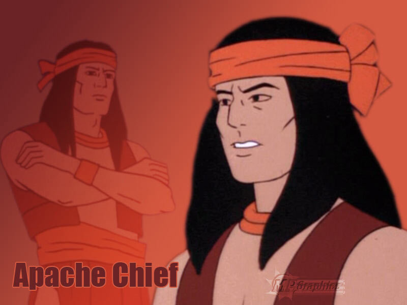 Apache Chief cartoon character