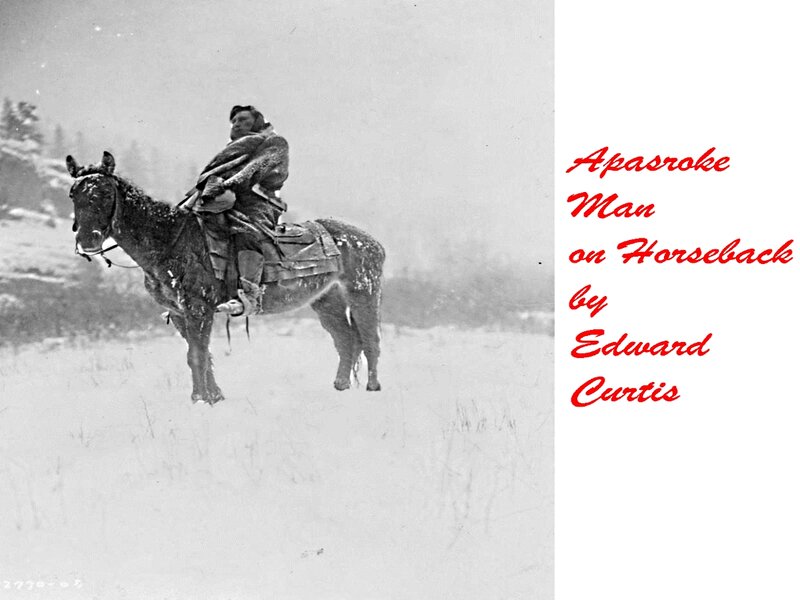 Apache Man on Horseback