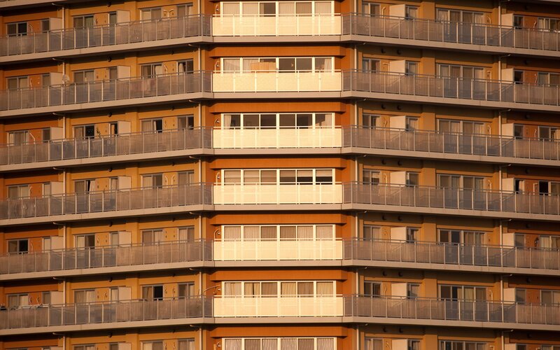 apartment building facade