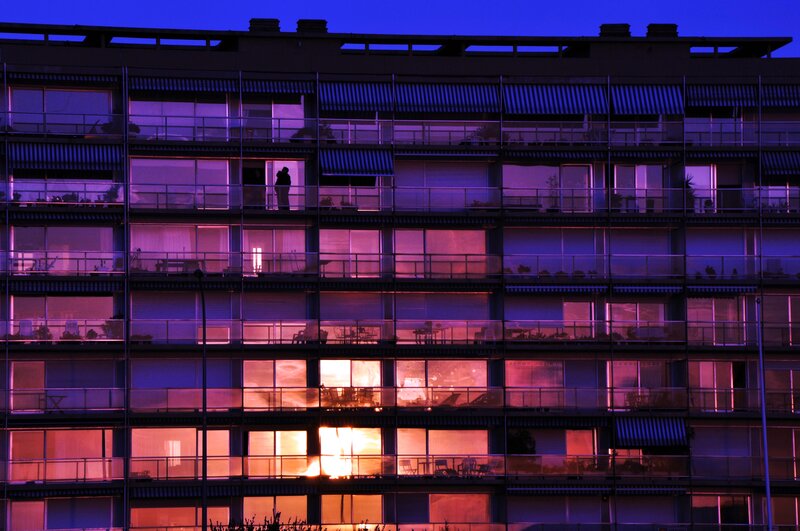 Apartment Building Fire