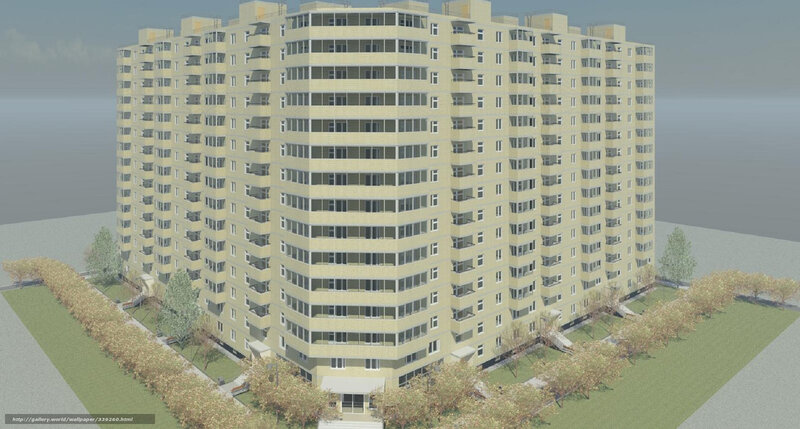 apartment building rendering