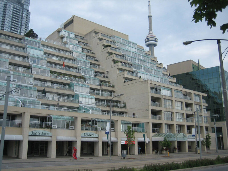 Apartment Building with CN Tower