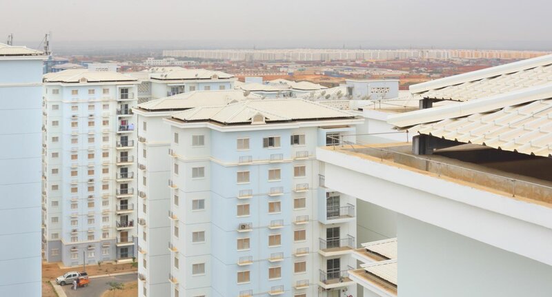 Apartment Buildings in City