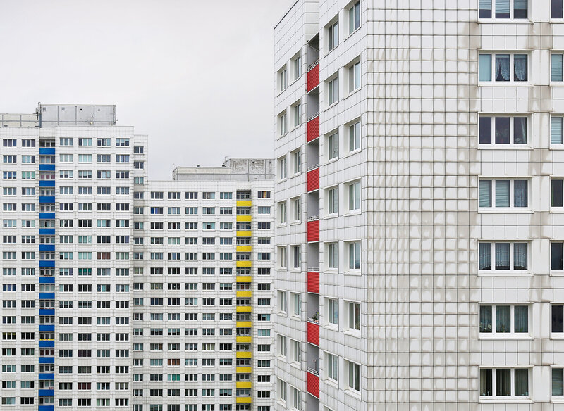 Apartment Buildings — White