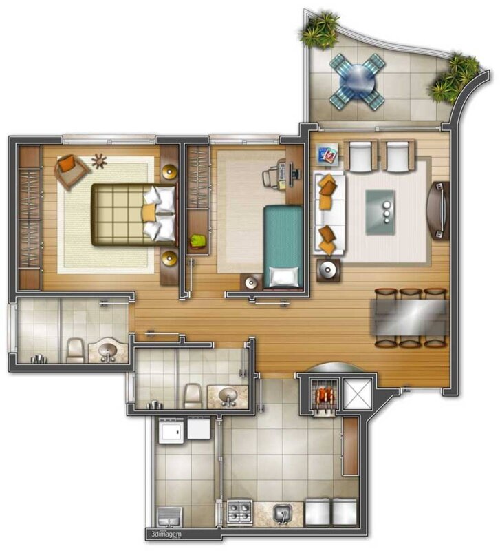 apartment floor plan layout
