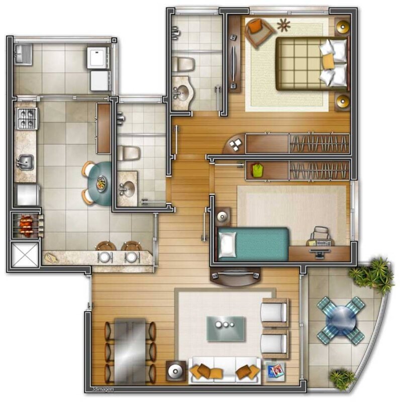 apartment floor plan layout