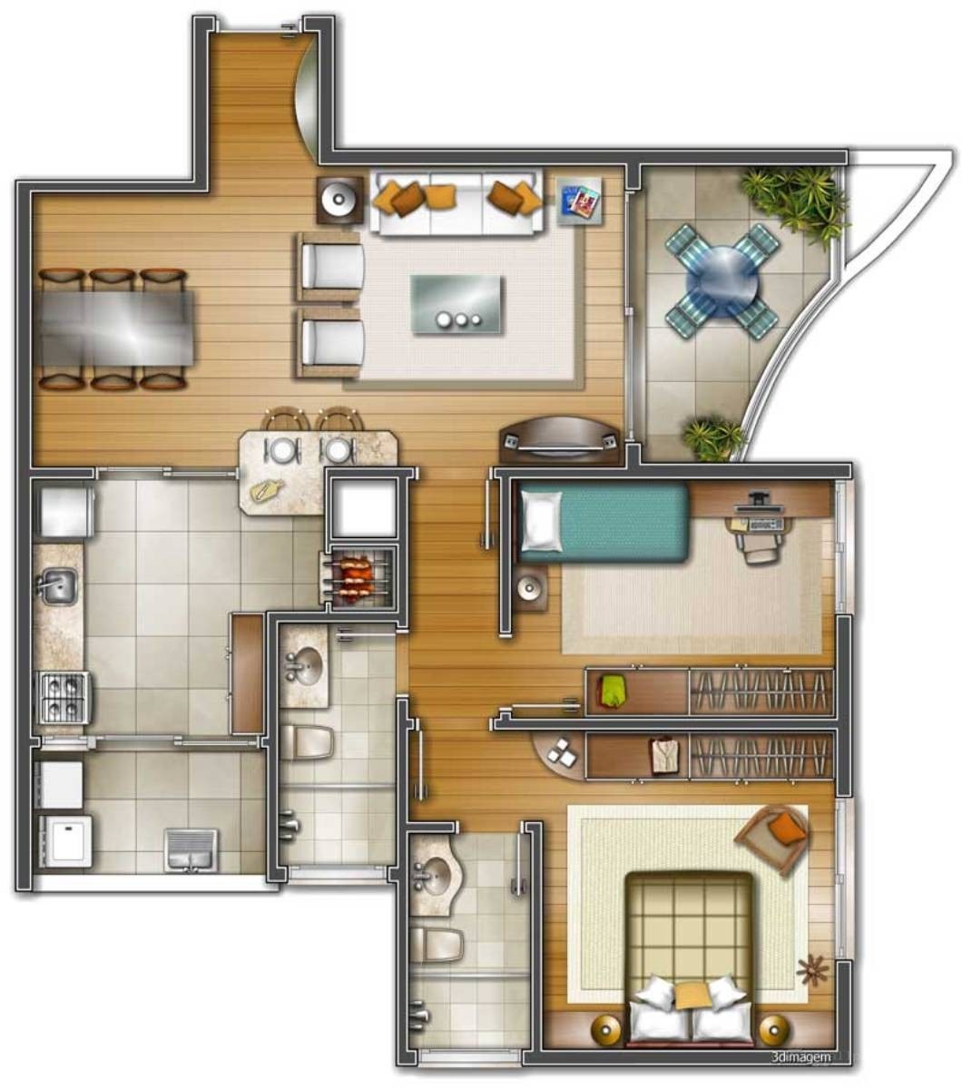 apartment floor plan layout