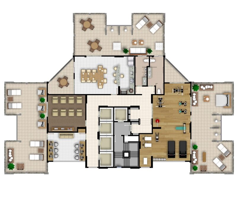apartment floor plan layout