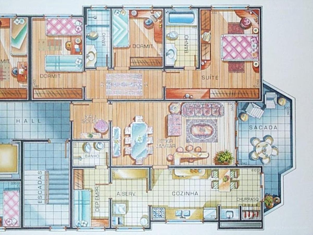 Apartment floor plan layout