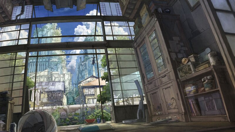 Apartment Interior View — Blue, Serene
