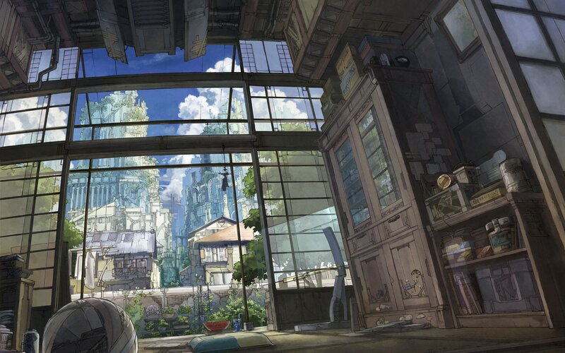 Apartment Interior View — Blue