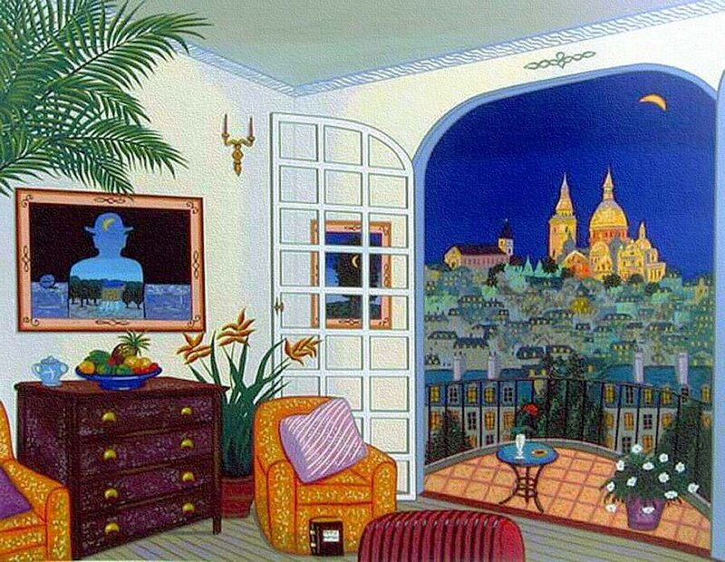 Apartment Interior with View
