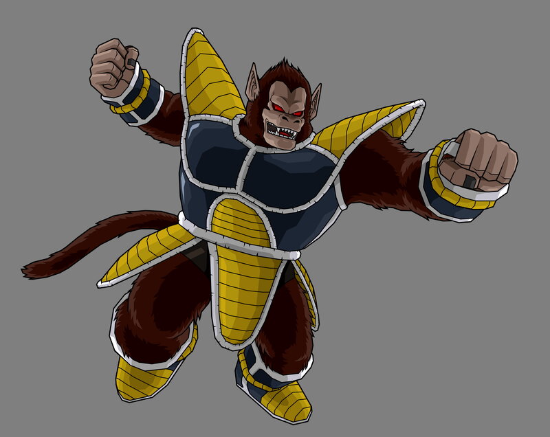 ape-like warrior in armor