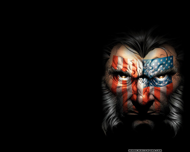Ape with Flag Face Paint