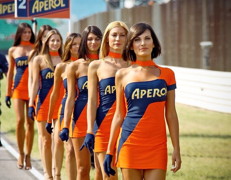 Aperol promotional models