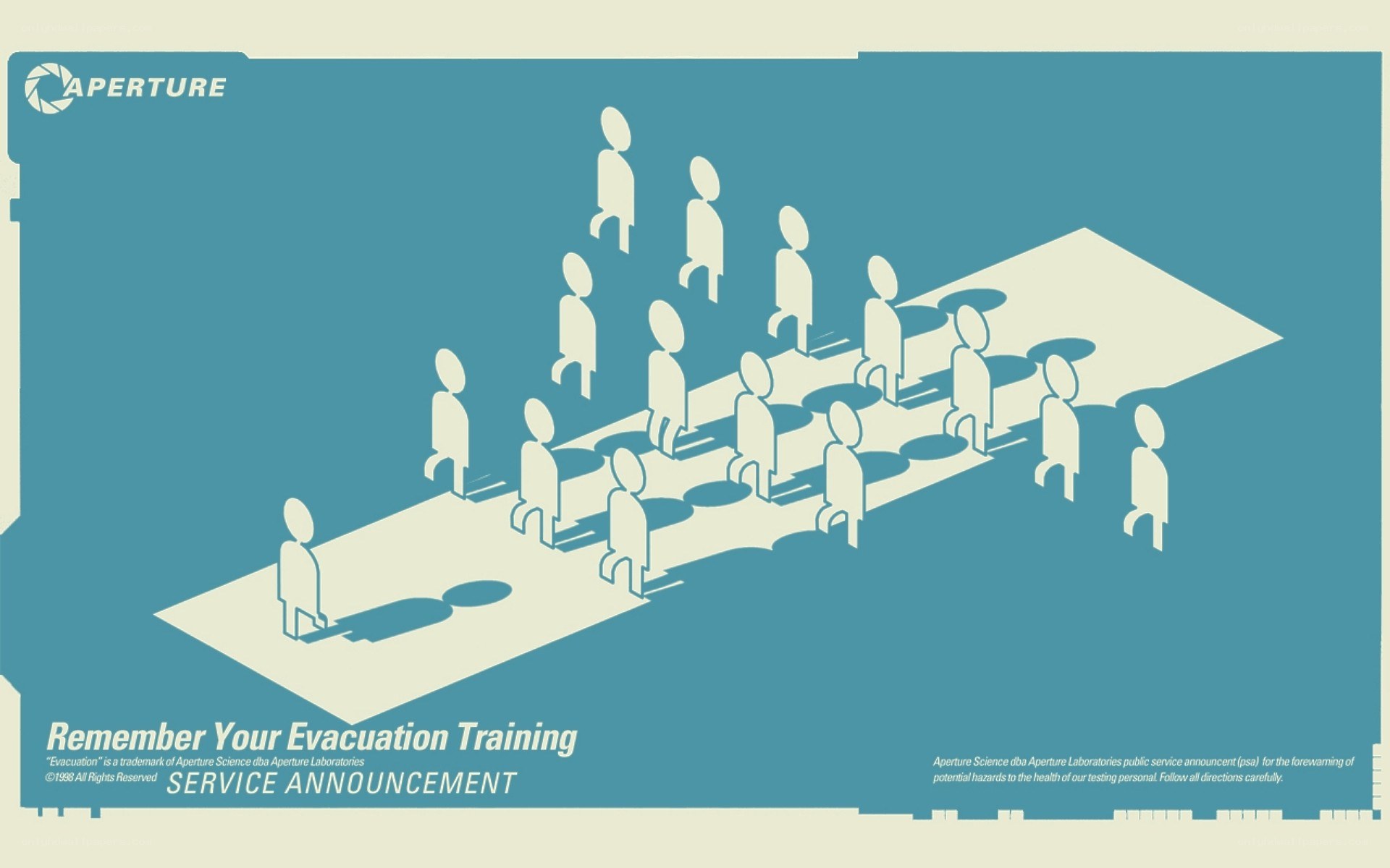 Aperture Evacuation Training